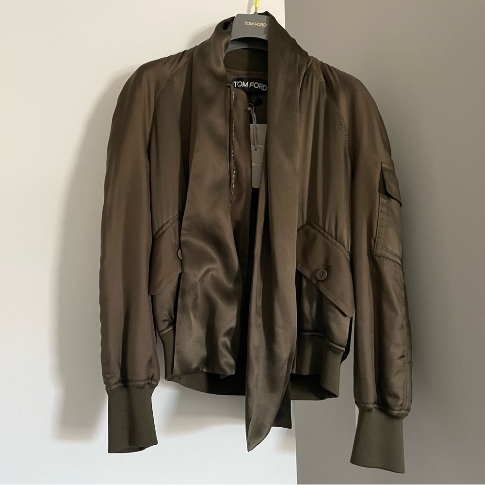 Tom Ford New Silk Bomber-GORGEOUS!!! Originally $3750 selling for $1000!!!